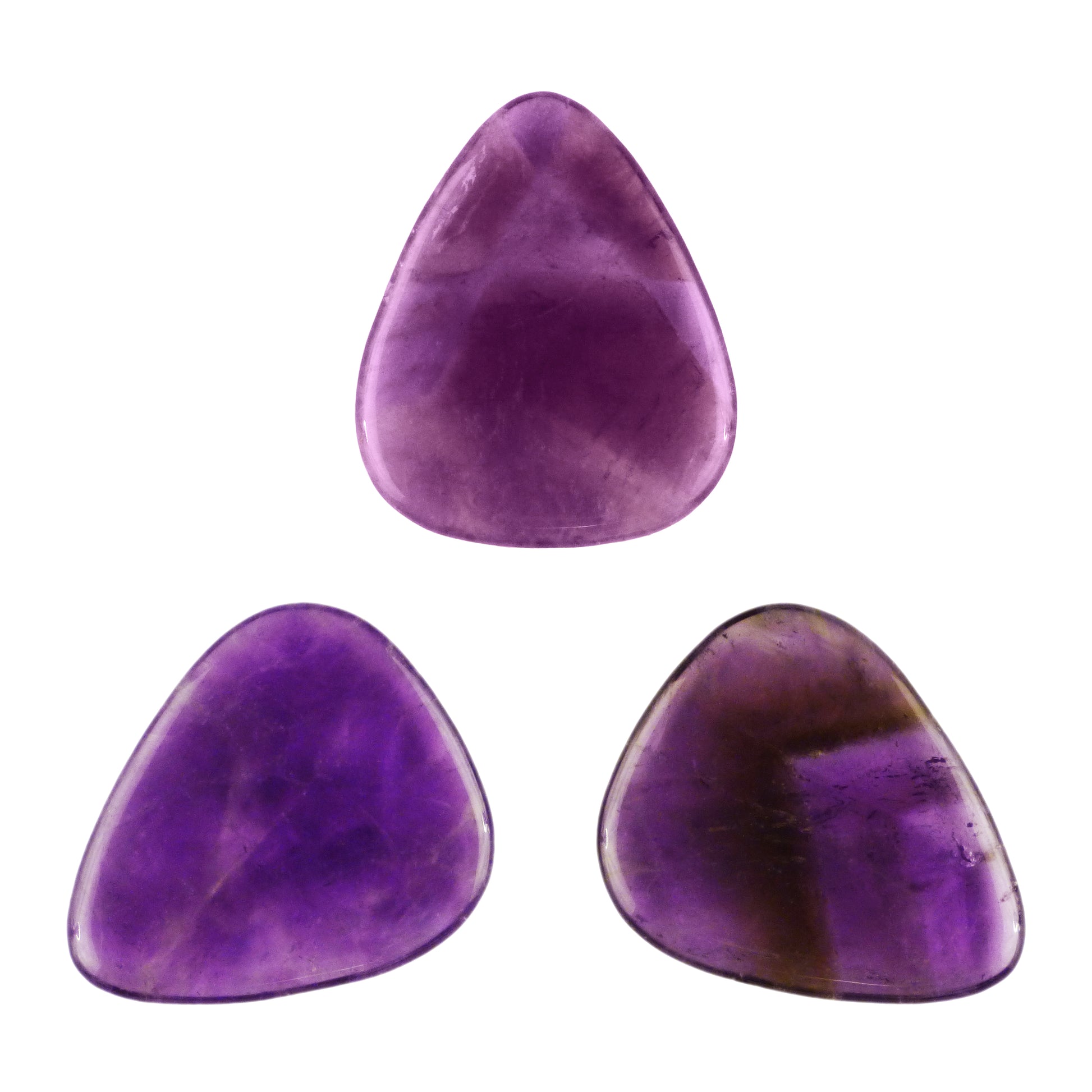 Amethyst Stone Guitar Or Bass Pick - Specialty Handmade Gemstone Exotic Plectrum