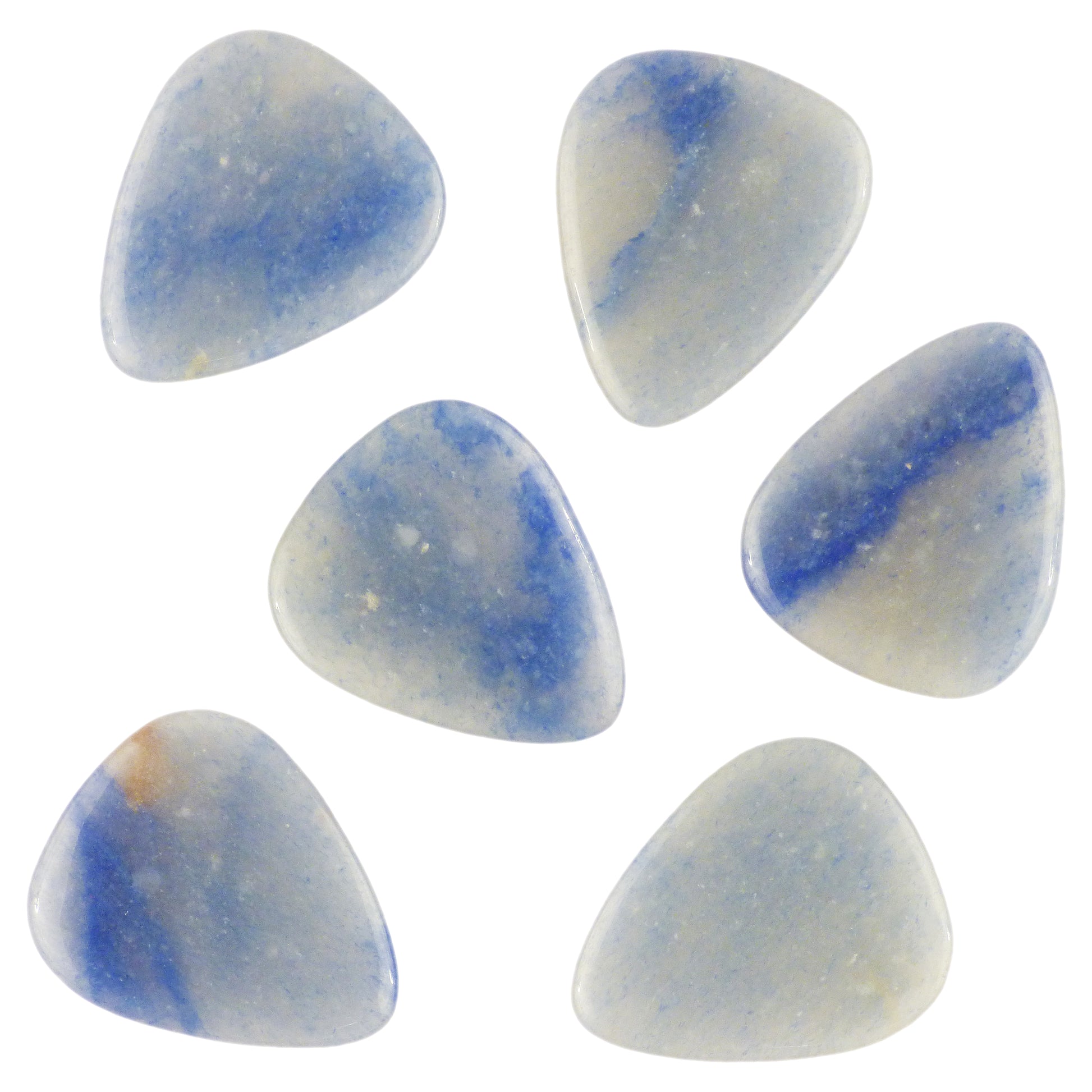 Blue Aventurine Stone Guitar Or Bass Pick - Specialty Handmade Gemstone Exotic Plectrum