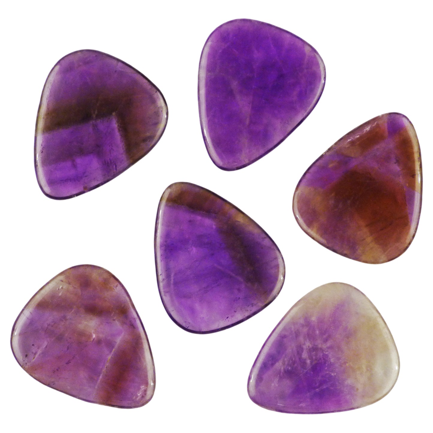 Amethyst Stone Guitar Or Bass Pick - Specialty Handmade Gemstone Exotic Plectrum