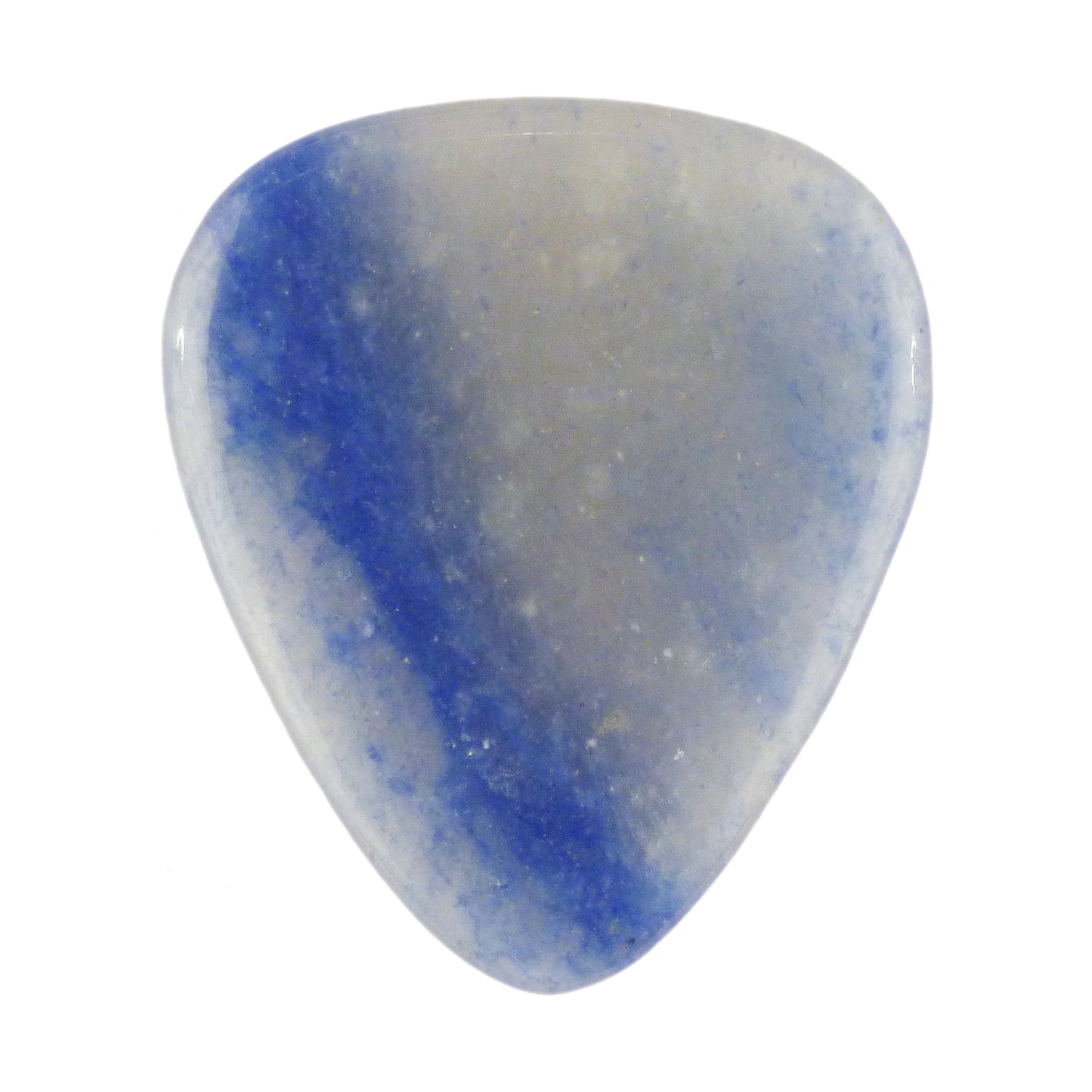 Blue Aventurine Stone Guitar Or Bass Pick - Specialty Handmade Gemstone Exotic Plectrum